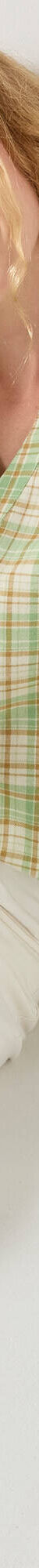 Blouse imprimée carreaux flanelle, manches 7/8 (vert / écru) Blouse imprimée carreaux flanelle, manches 7/8 (vert / écru)